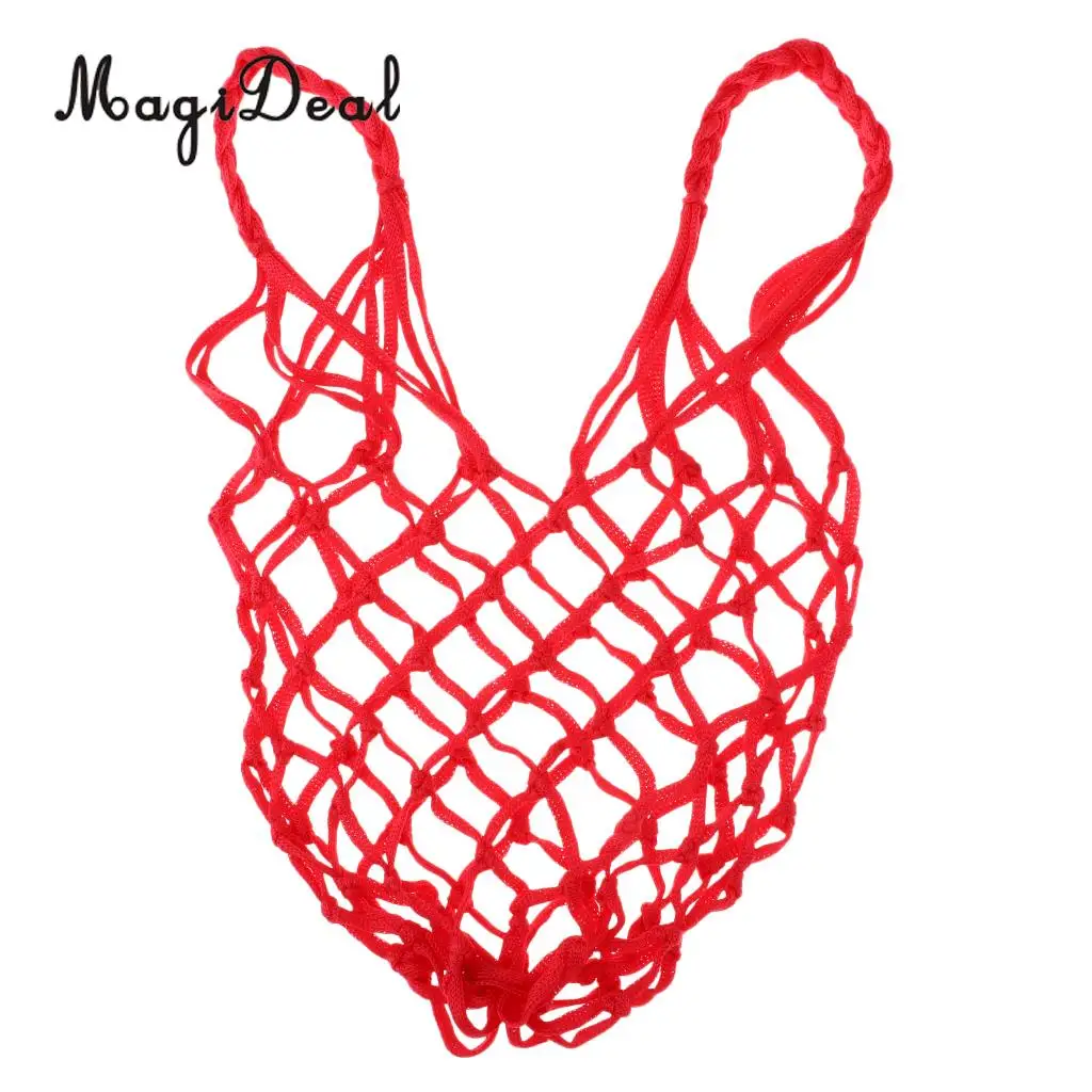  Sports Equipment Bags Mesh Ball Drawstring Cord w/ Ball Pump Needles for Basketballs FootballsSoccer Balls Volleyballs Softball