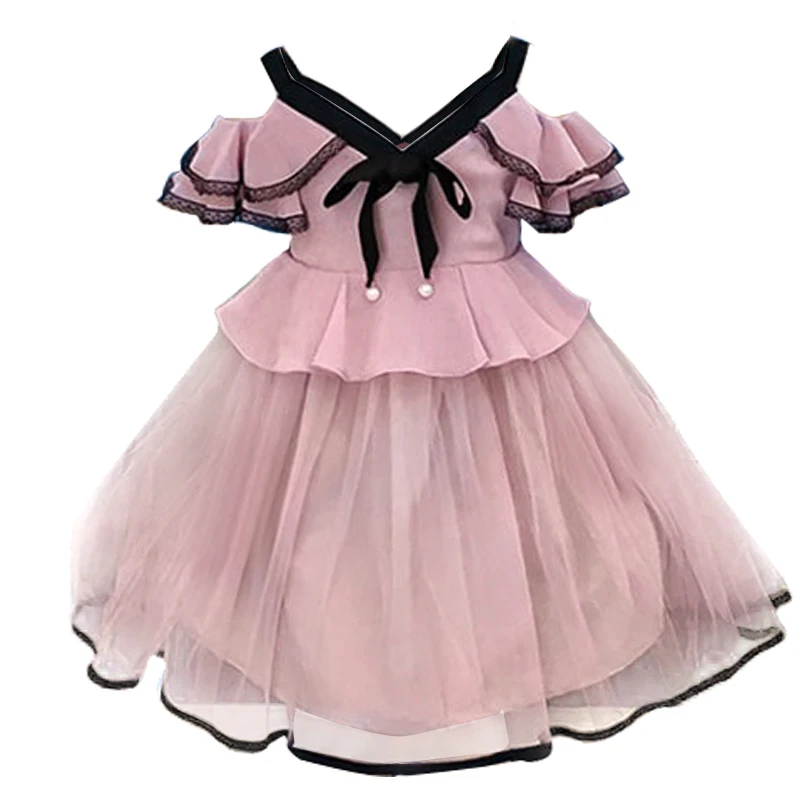 

Summer 2019 New Brand Girl Tutu Dress Children Clothing Girls Party Dress Baby Kids Clothes School Casual Wear For Girls 3 10 Y