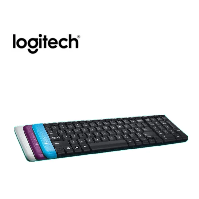 Оригинальная Беспроводная стандартная клавиатура logitech Classic настольного компьютера K230 USB