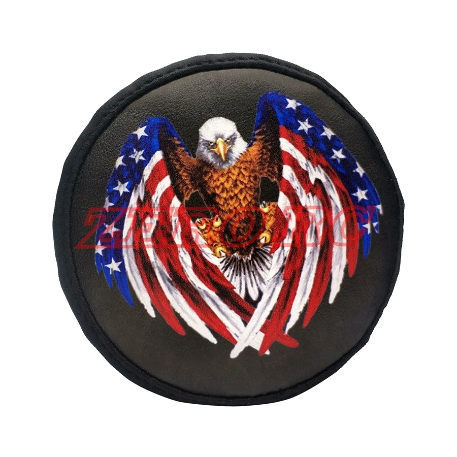 Newset 1/10 Scale RC Car 1.9" Leather Spare Tires Cover For TRAXXAS TRX 4 T4 SCX10 JEEP D90 TYRE