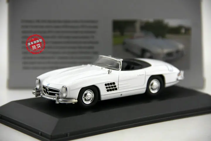 Классический литой игрушечный автомобиль модель 1:43 Mercedes Benz 300 SL (W198) винтажные