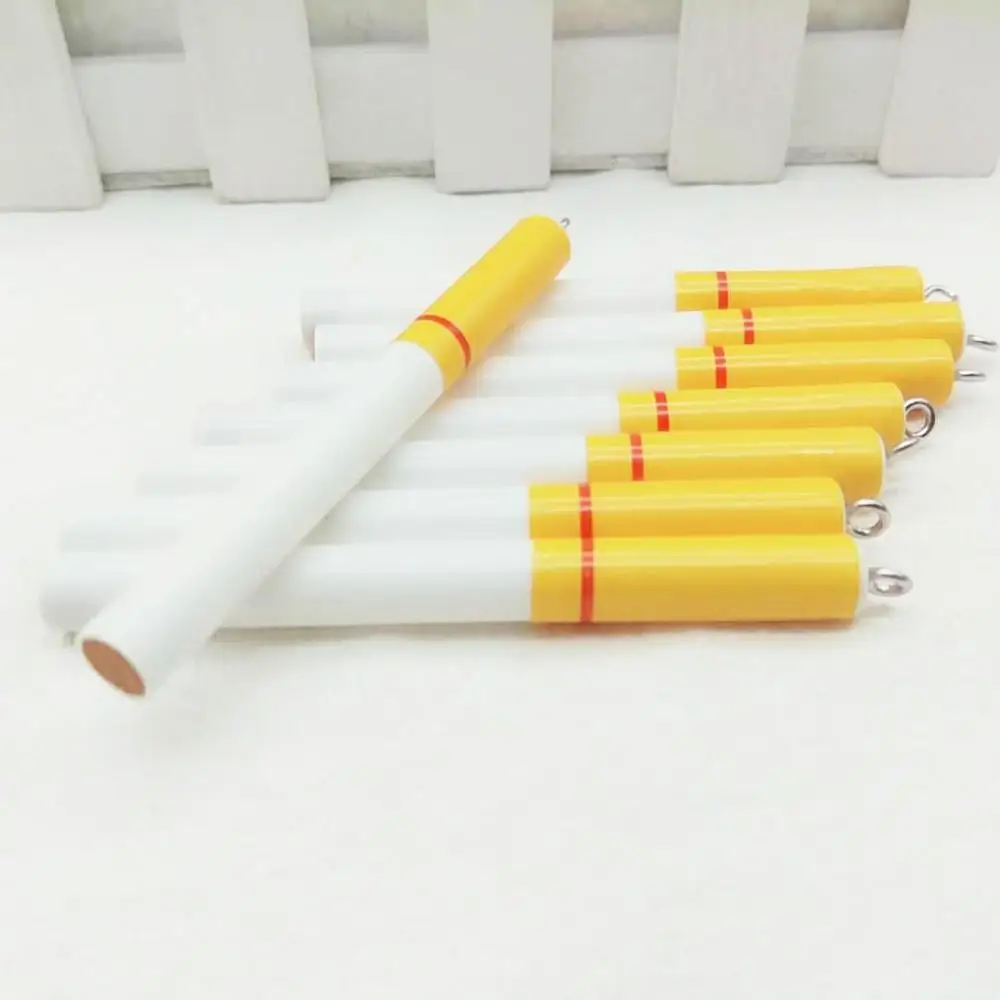 

2019 Simulated cigarette creative key ring accessory key chain mobile phone rope pendant craft gift 1pcs