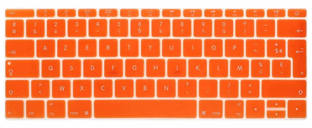 AZERTY французский Великобритания для 12 &quotA1534 Retina силиконовый чехол клавиатуры MacBook