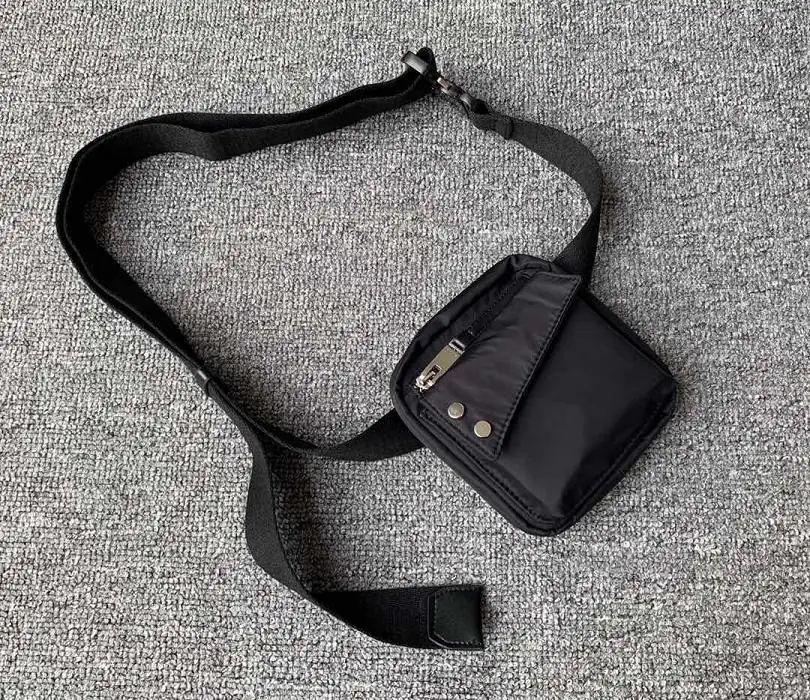 Alyx Bag Streetwear Hip-hop Satchel Functional Cord Buckle Small Cross Waist Shoulder Bag Phone Change  Pack ALYX Bags