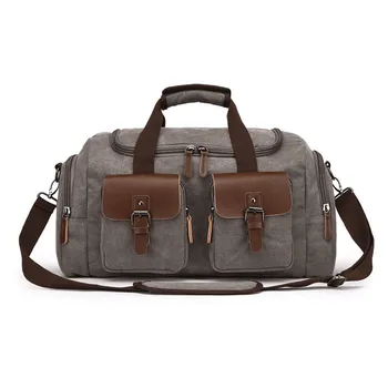 

High Quality Canvas Luggage Bag Large Capacity Travel Bag Men Shoulder Handbag Crossbody Travel Duffel Bags Women Duffle Handbag
