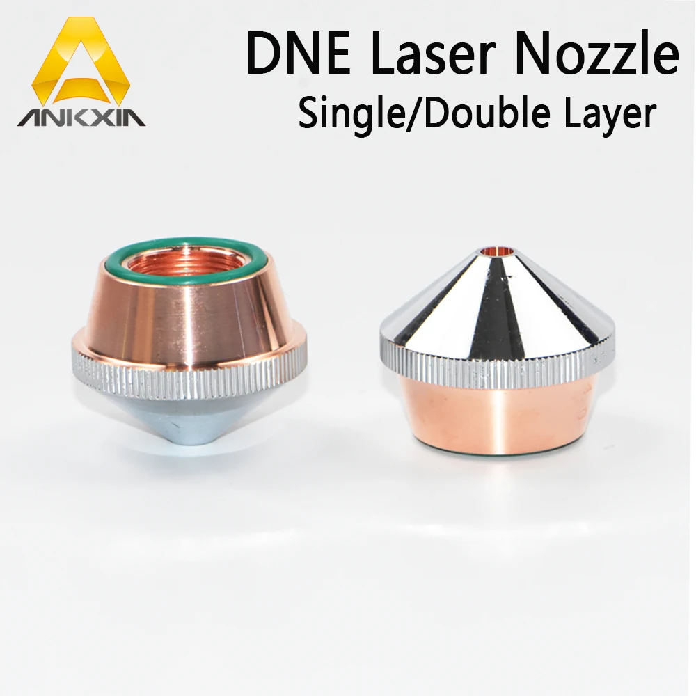 

DNE Fiber Laser Machine Cutting Nozzle Bystronic Composite Spare Part Copper Nozzle Single Double Layer