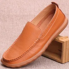 Desai/Новинка; дышащая повседневная обувь из натуральной кожи коричневого цвета без застежки в деловом стиле; мужские лоферы для вождения; обувь черного цвета