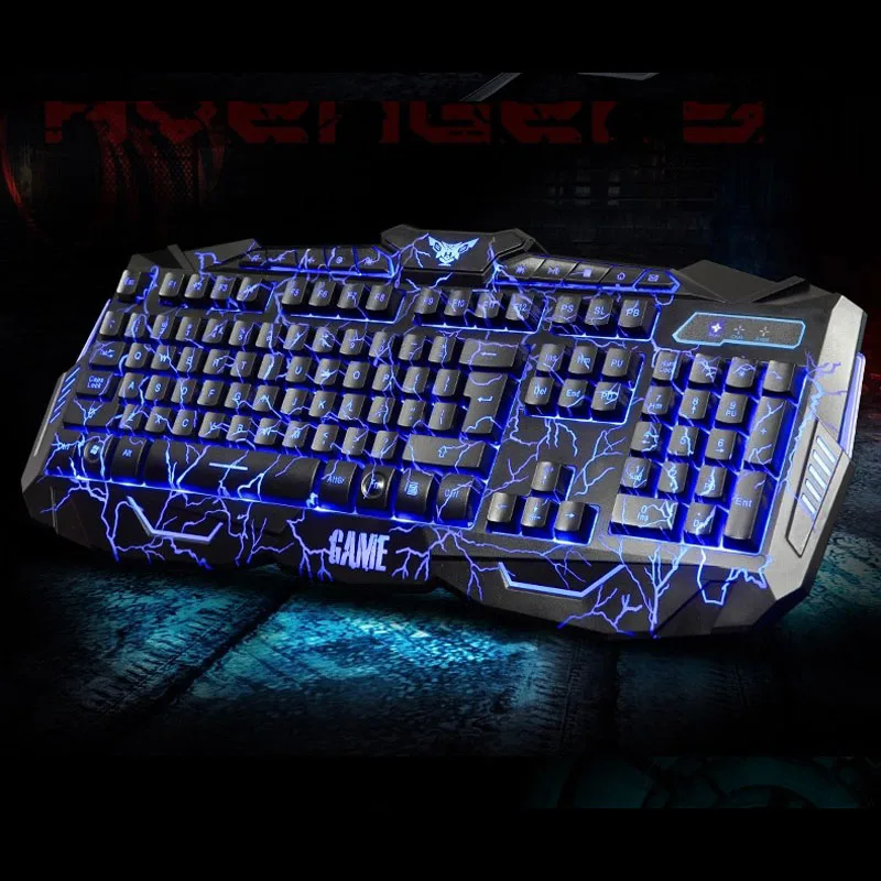 UThink Molten V100 эргономичная игровая клавиатура с подсветкой освещенные мультимедиа