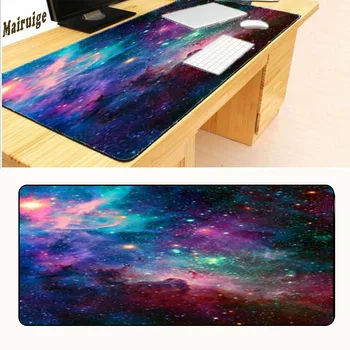 

Mairuige for300x600x2mm Colorful Space Mouse Pad Speed Version Large Gaming Lock Edge Mouse Pads Keyboard Mat 400x900x2mm