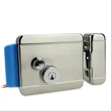 Наружный Электрический дверной замок для ворот из нержавеющей стали безопасный Электрический металлический замок электронный дверной замок для внутренней двери ворот