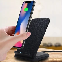 Лидер продаж 10 Вт Qi Беспроводной зарядник Быстрая зарядка Беспроводной зарядная док-станция для iPhone Xs Max X 8 Plus XR samsung Galaxy S8 S9