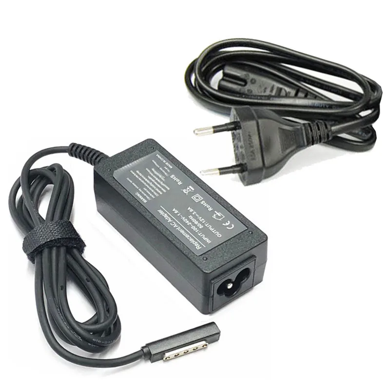 

12V 3.6A AC cord laptop power supply adapter Charging travel wall charger for Microsoft Surface Pro 1 2 Pro2 1536 RT RT2 Tablet
