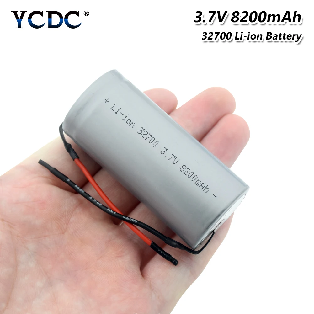 3 7 V 8200 мА/ч Перезаряжаемые 32700 литий разрядки высокий ток + DIY Linie Батарея