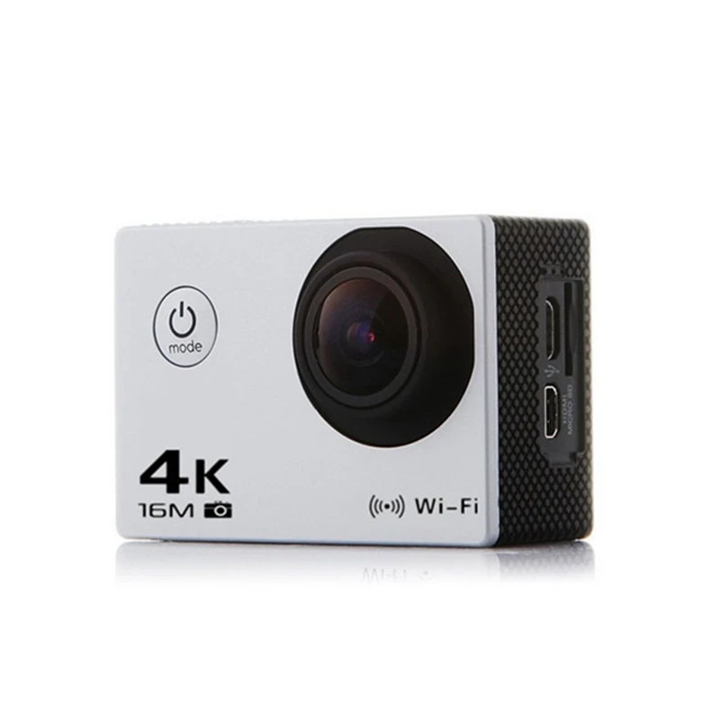 

Hot Sale AT-30 170 Degree Wide Angle 16MP CMOS 4K 64G WiFi Action Waterproof FPV Camera Black Yellow White For RC Racing Drone