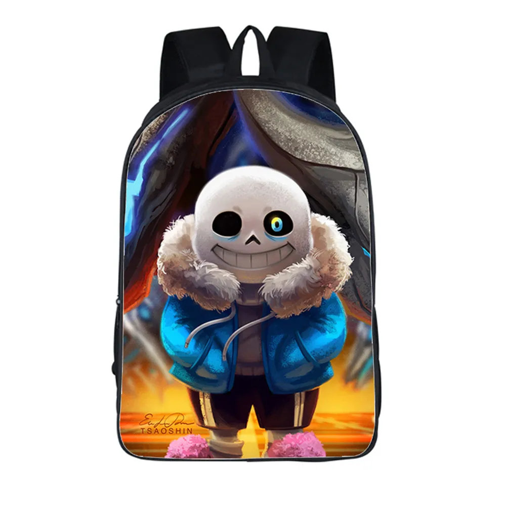 

2019 New Women Bags Hip-Hop style Game Undertale Backpack Students School Bag For Girls Boys knapsack mochila Private customize