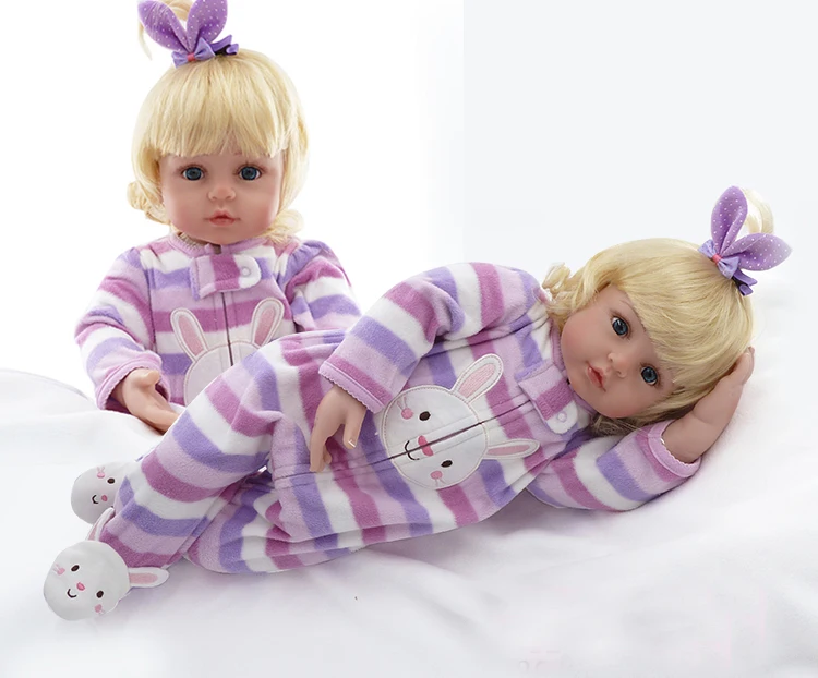 

Silicone dolls reborn baby girl 22inch 55 cm bebes reborn bonecas soft dolls toys for children gift real alive reborn