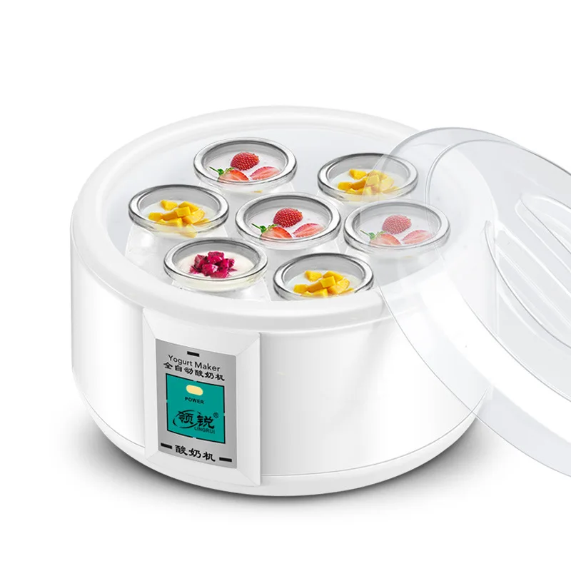 

Electric Yogurt Maker Automatic Multifunction Stainless Steel liner Natto Rice Wine Yogurt Machine with 7 cups 1.5L Pickle