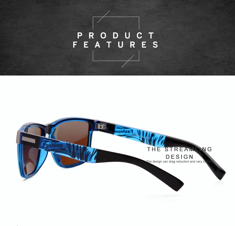 TOYEARN новые брендовые дизайнерские винтажные мужские квадратные поляризованные солнцезащитные очки, мужские спортивные зеркальные солнцезащитные очки для вождения