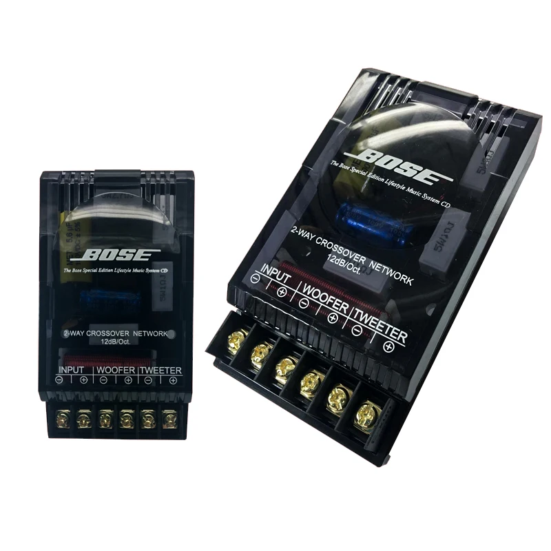 Lusya 2 Way автомобильный аудио делитель частоты HIFI двухсторонний разделитель для