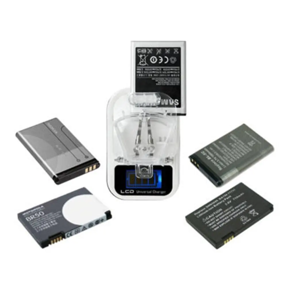 Универсальное зарядное устройство ЖК-экран индикатора США штекер для samsung для sony для LG настенное зарядное устройство для мобильного телефона дропшиппинг