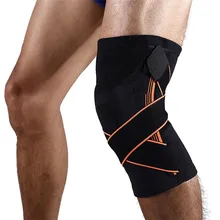 Спорт поддержка колена дышащий нарукавник компрессионный коленный бандаж для бега безопасности и выживания Z822