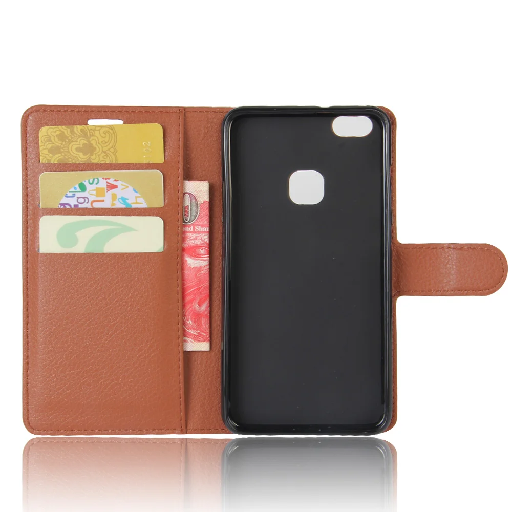 Роскошный футляр для телефона Funda для huawei P10 Lite Coques с подставкой и откидной крышкой, кошелек из искусственной кожи, сумка для huawei P10 Lite