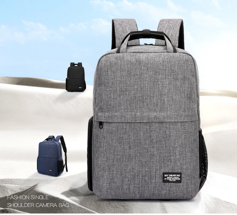 Водонепроницаемый рюкзак Оксфорд для камеры DSLR, подходит для 14 дюймов, чехол для ноутбука с USB портом, сумка для штатива для Canon, Nikon, SLR