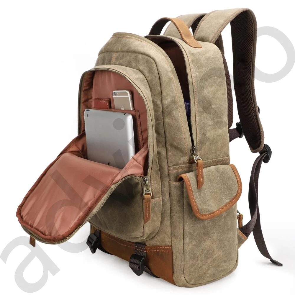Batik Canvas Camera Backpack (37)