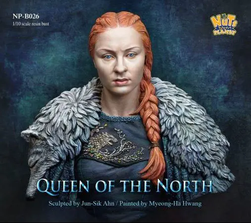 

1:10 GK Miniature Bust Resin Bust Garage Kit Queen of the North