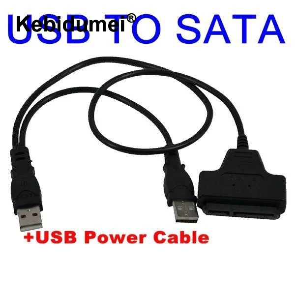 Buy Kebidumei Dual USB to Sata 2.5 inch Hard Drive HDD