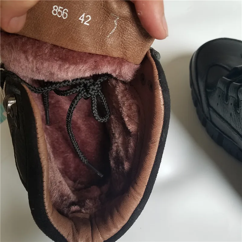 MIXIDELAI/мужские ботинки из натуральной кожи; очень теплая мужская зимняя обувь ручной работы; высококачественные ботильоны; сезон осень-зима