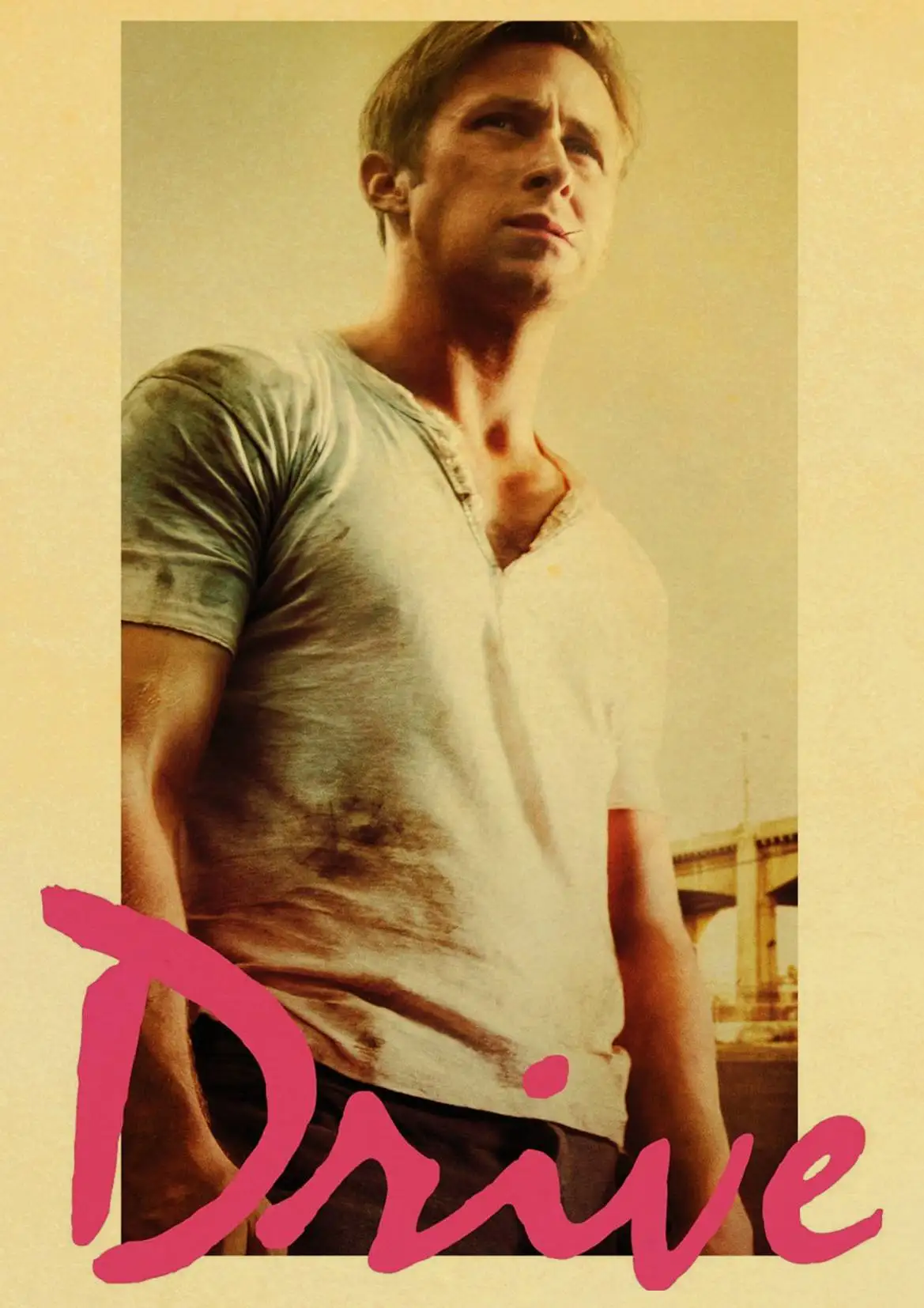 Ryan Gosling Classic Movie Drive Poster Vintage Wall Poster Home Room Study Wall Decor Kraft Paper Wall Pictire/Painting 