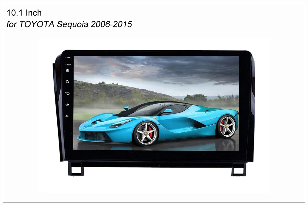 Clearance SINOSMART 2.5D IPS  Car Audio GPS Navigation Player for Toyota C-HR LHD 2016/Sequoia Tundra 32EQ DSP, 4G SIM Card Slot Optional 2