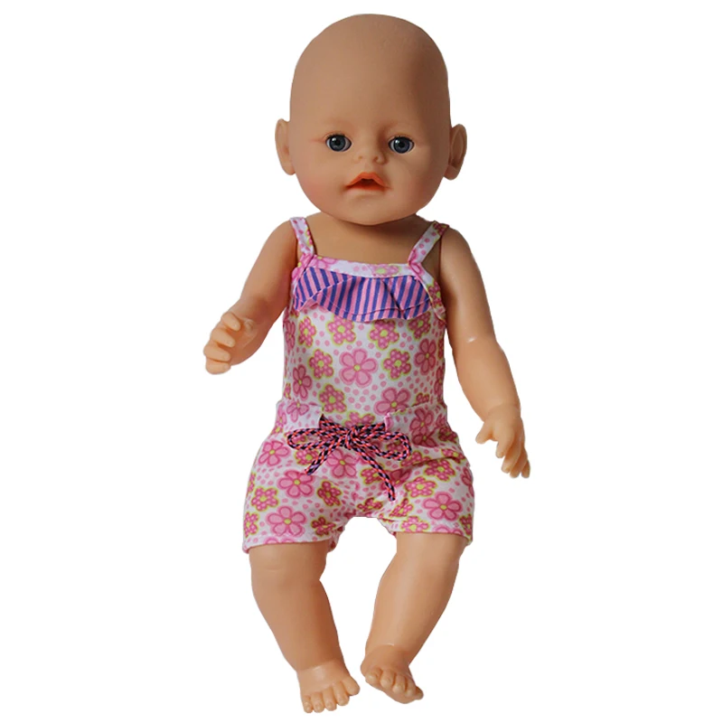 Кукольная одежда подходит для 43 см новорожденных кукол одежда аксессуары мультфильм розовый мультфильм кусок Ползания одежда