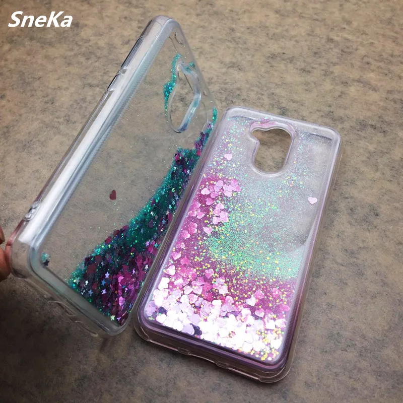 

Case For Coque Huawei Honor 6A Cover Glitter Soft Dynamic Clear Liquid Quicksand Phone Cases For Huawei Honor 6A Case