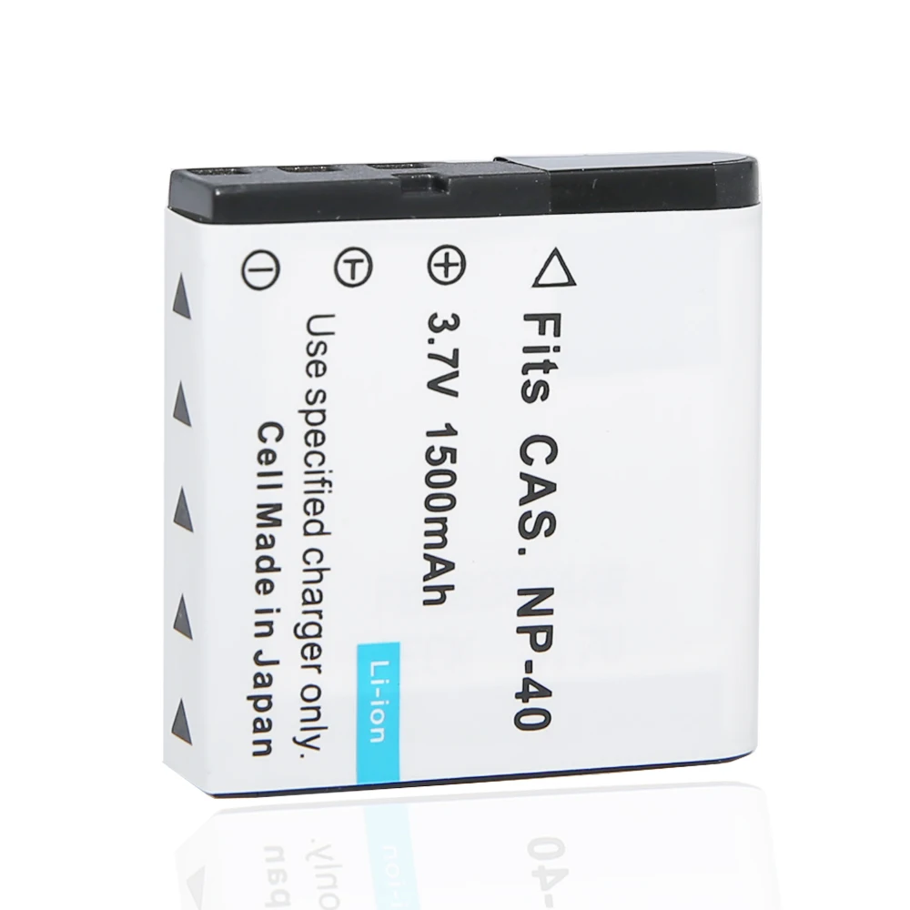 2Pcs Lot Batteries 1500mAh NP 40 CNP40 NP40 Replacement Battery For Casio NP 40 NP40 NP