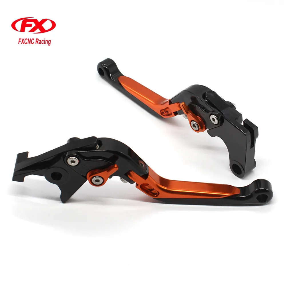 CNC регулируемый Мотоциклы сцепные рычаги Складной Выдвижная рычаг для Kawasaki Z1000SX