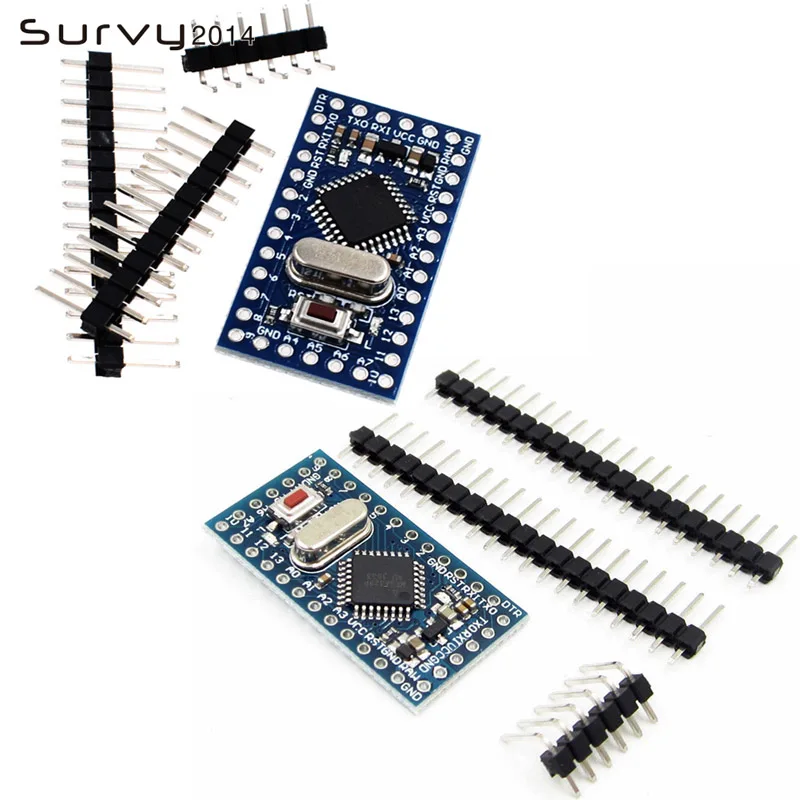 

Pro Mini 168 Mini ATMEGA168/328 5V/16MHz For Arduino Compatible With Nano