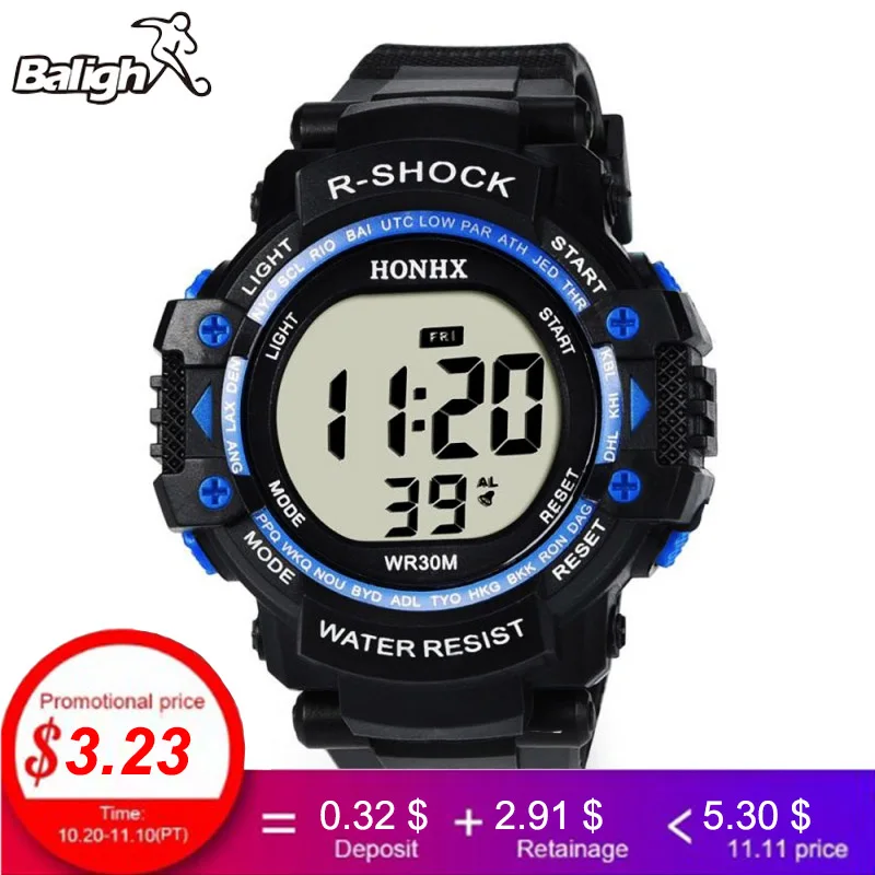 Sport Men watchs Adult Student Men's Electronic Watch Large Screen LED Sports Watch 2018 NEW arrival Sport Men watchs Adult Student Men's Electronic Watch Large Screen LED Sports Watch 2018 NEW arrival