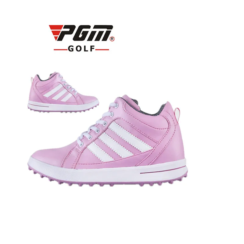 Zapatos De Golf/распродажа; женская обувь Eva; Новинка года; Pgm; обувь для гольфа из воловьей кожи с противоскользящей подошвой; лакированная дышащая микрофибра; Водонепроницаемая Обувь