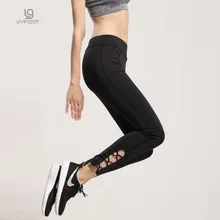 Модные Повседневное Для женщин Леггинсы Фитнес выдалбливают Мотобрюки женский спортивный Леггинсы Бодибилдинг тренировки Штаны с высокой посадкой 368