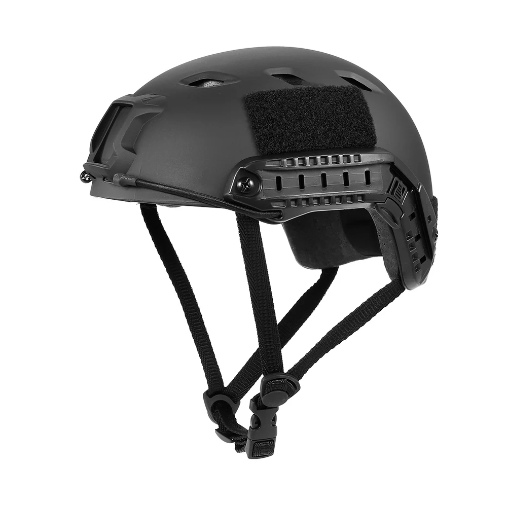 Y5559B Black Профессиональный открытый RJ тип шлем военный защитный шлем открытый ABS альпинистский CS paintball для прыжков с парашютом защитный шлем - Цвет: Y5559B Black