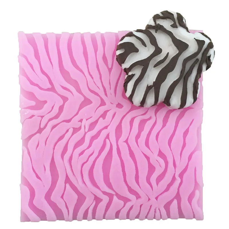 Xibao Silicone Cake Mold Leopard Embossing Mats Diy Baking Mould