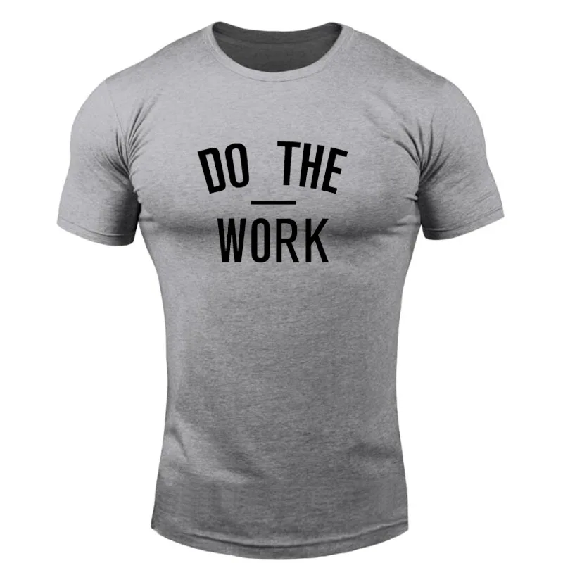 Do The Work Men’s Hardcore Gym Fitness T Shirt Men's Fitness Apparel