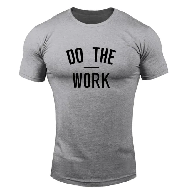 Do The Work Men’s Hardcore Gym Fitness T Shirt Men's Fitness Apparel