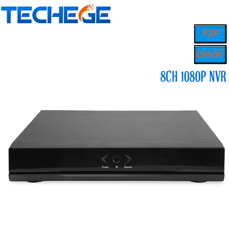 NVR 8CH HD 8channel 1080P 2.0MP CCTV H.264 For IP Camera ONVIF HDMI VGA Network Surveillance Video Recorder DIY Kits | Безопасность и