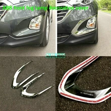 Car-styling Front Fog Lamp Frame Modified Head Fog Light Decoration Cover For Chevrolet Holden Equinox Third GE 2018 2019 2020
