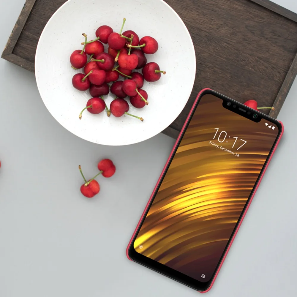 Funda For Pocophone f1 Xiaomi case Cover Coupe Carcasa For Xiaomi Frosted Shield Hard Cases Right Size Gift Protection Film (14)
