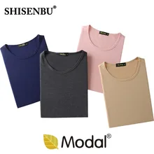 Брендовая одежда высшего качества из молочного модала Chaleco Hombre, хлопковая однотонная мужская одежда с круглым вырезом и коротким рукавом, Мужская мягкая майка