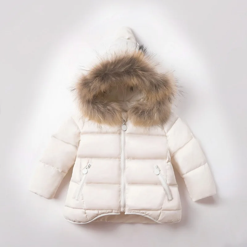 

FYYIYI 2018 Winter Korean children's children's down jacket down jacket female short paragraph hooded thick coat 1-3-5 years old